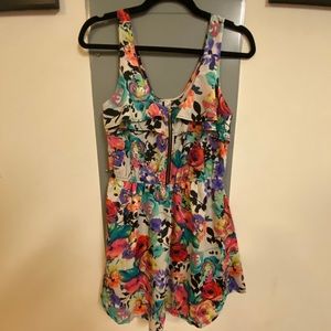 Colorful floral dress